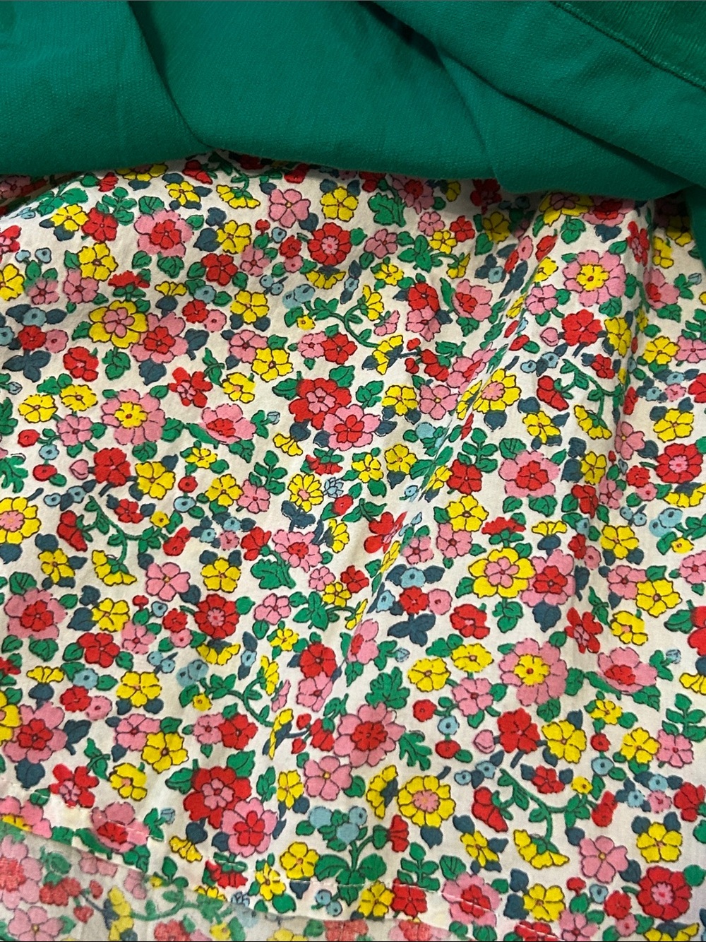 NWT Mini Boden Highland Green Girls' Flared Skirt with Elastic Waist size 11-12Y - Picture 4 of 7